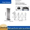 Foldable Spider Leg Workbench with Stainless Steel Brackets - Multifunctional Vending Tabletop and Tile Mason.