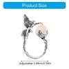 Incantevole Anello Angelo Folletto Misura Regolabile Anelli Aperti Ornamento Gioielli alla Moda per Feste e Abbigliamento Casual