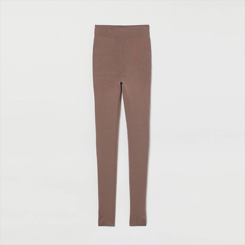 

Sunshine House Spring New Arrival Export Fashion H Home Tencel Blend Knitting Pants Skinny Pants Yoga Pants Women s Clothing Khaki Waist 60-74