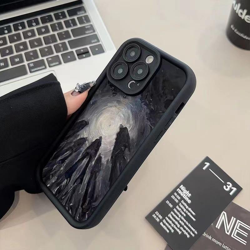 Dark Gaze Abyss for 16pro iPhone Case iPhone14plus Personality 13promax Soft X