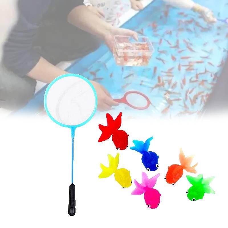 Realistic Soft Tpr Goldfish Toy For Kids Colorful Water Play Fun And Learning