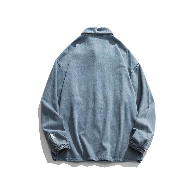 Buy Men Jeans Jacket Hip Hop Vintage 