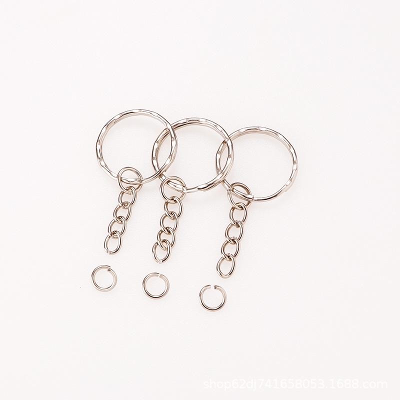 DIY Metal Keychain with Doll Pendant and Snap Hook