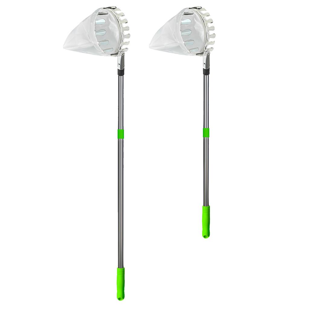 Adjustable Fruit Plucking Tool Stainless Steel Construction Fruit Pickers For Harvesting Apples Pears Citrus In Gardens