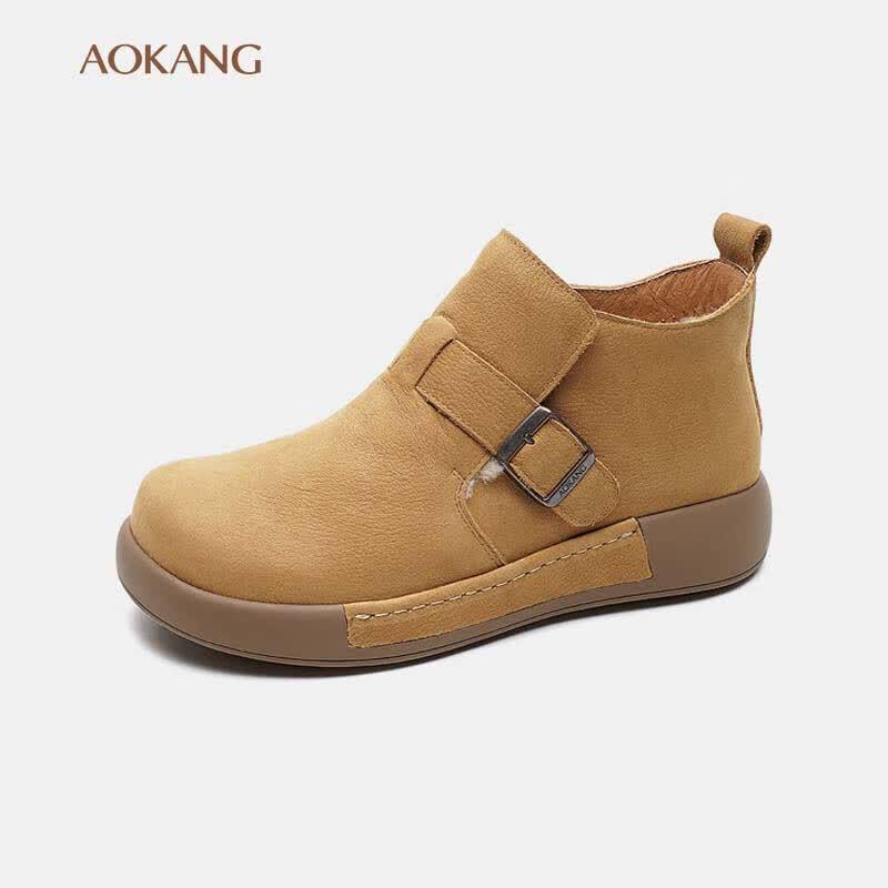 Aokang Women s Plush-Lined Casual Shoes 36