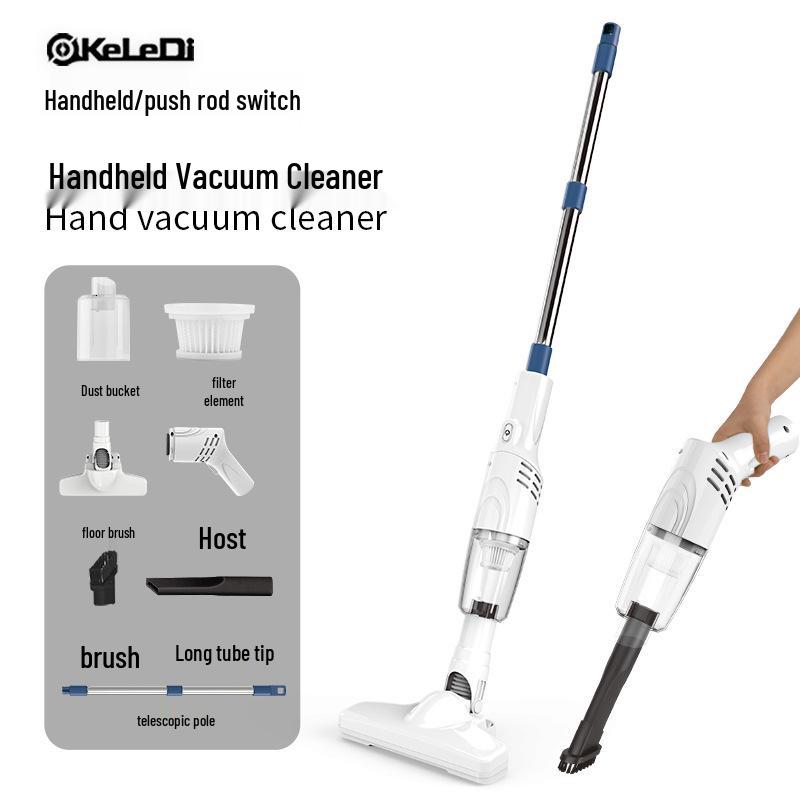 

Keleidi Dual-Use Rechargeable Handheld Vacuum Cleaner for Car and Home белый