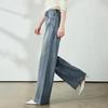 ChuYu Women's Elastic Wide-Leg Jeans