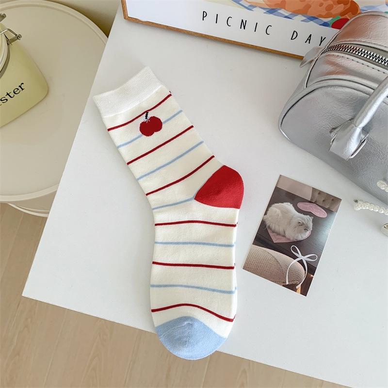 Socks Women, Creative Funny Duck Tide Socks Xiaohongshu Cartoon Cotton Couple Tube Socks