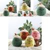 Adorable Plush Apple Fruit Milk Tea Cup Keychain Soft Short Plush Toy Gift