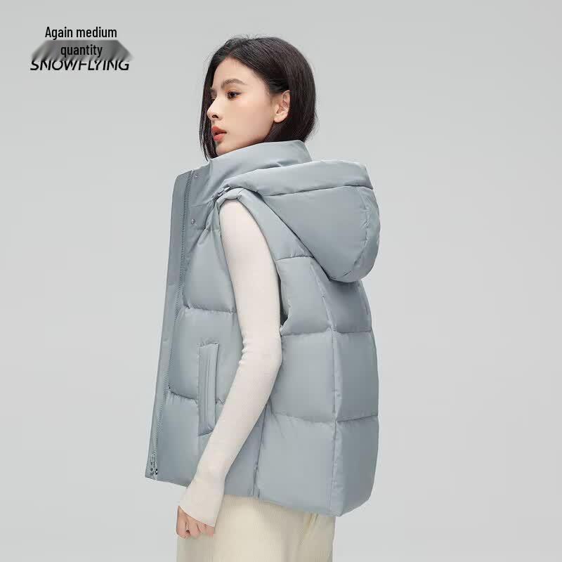 

Women s Hooded Short Down Vest 170/92A