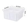 Refrigerator Food Drain Fresh-keeping Box Ginger Garlic Onion Pepper Storage Box Fruit Vegetable Drain Basket Kitchen Organizer