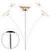 50/100Pcs 3D Butterfly Stakes Waterproof Multi-color Fake Butterfly Garden Artificial Pole Butterfly Ornaments Outdoor Decor