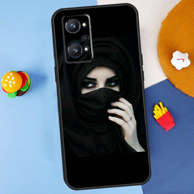 Muslim Islamic Arabic Hijab Girl For Realme 14 13 12 10 11 Pro Plus GT 6 6T 5 GT7 Pro C55 C51 C21Y C25S C67 C75 C53 C61 Case