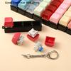 Keyboard Key Toy 4 Keys Button Keycap Fidget Keychain Keyboard Clicker Toy Keyboard Cube Toy for Adult Gifts To Relief Pass Time