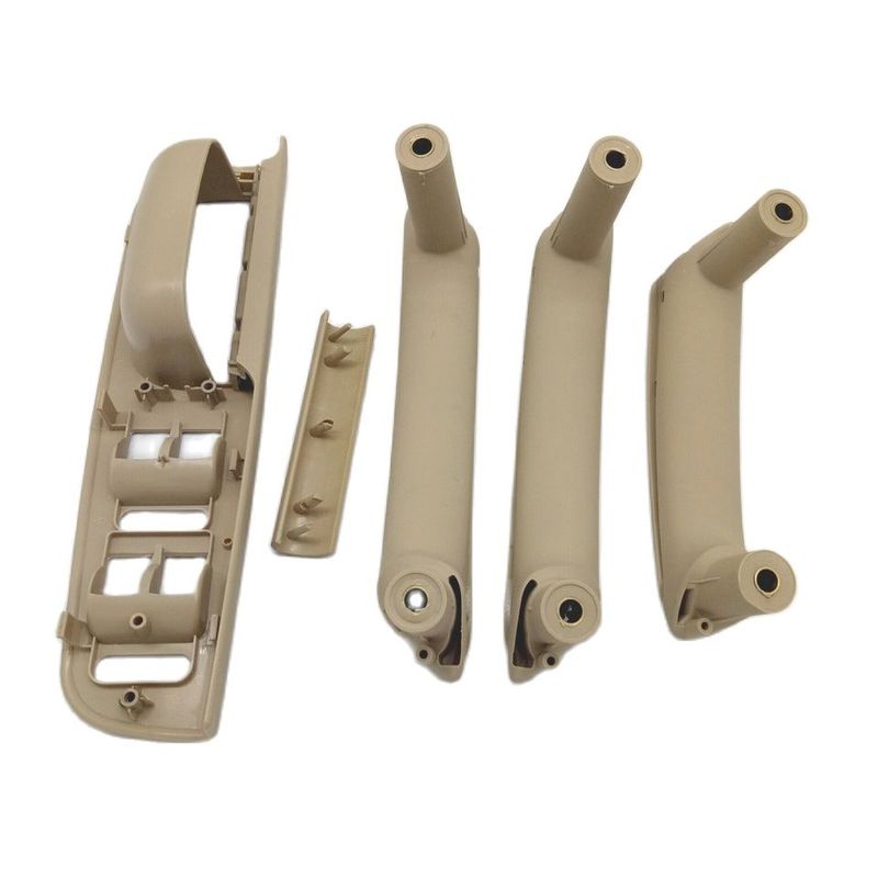 8pcs/set Beige Interior Door Handle With Trim For Volkswagen 1998-2005 Passat B5 Inner Armrest Hand-Clasping Switch Box