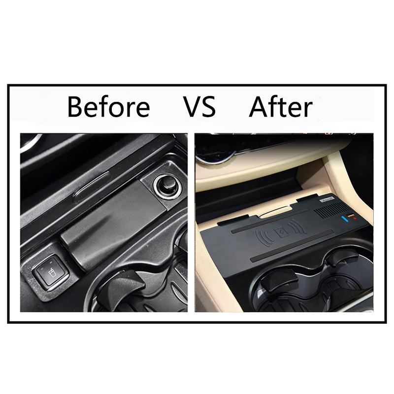 15W Car wireless charger mobile phone charger charging pad panel charging holder for Mercedes Benz W166 C292 X166 GLE GLS GL ML