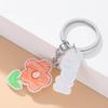 Flower Butterfly Heart Keychains Cartoon Pendant Keyring Handbag Charm Pendant