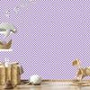 Lavender and White Checkerboard Wallpaper for Living Room and Bedroom 50x1000
