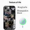 Kento Nanami cool man fashion design Phone Case For iPhone 16 15 14 13 12 11 Plus Pro Max  High-end Luxury Magsafe Sheepskin