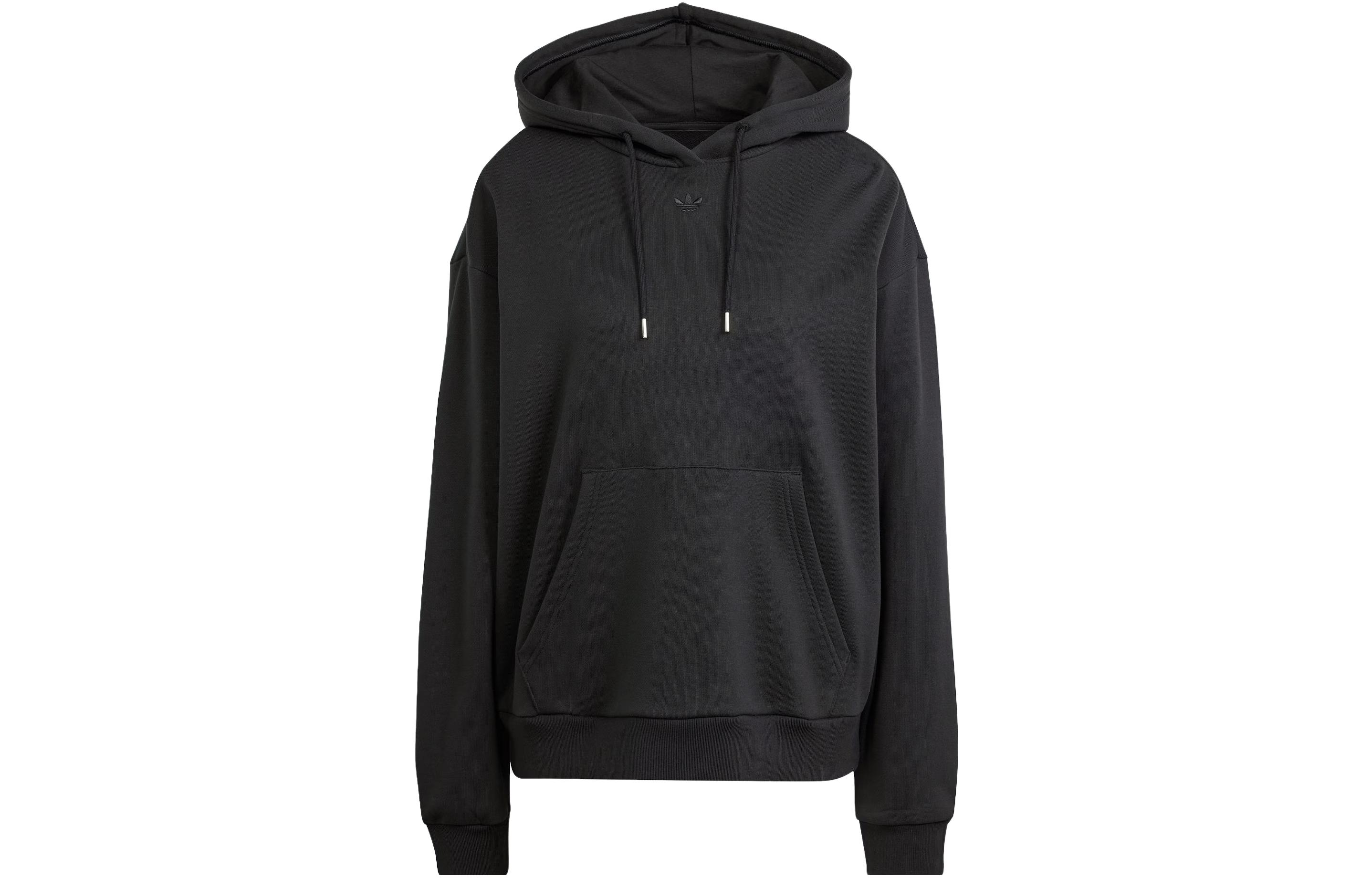 Adidas Originals Embellished Oversized Hoodie Sweatshirt Women s Black IT9701 S