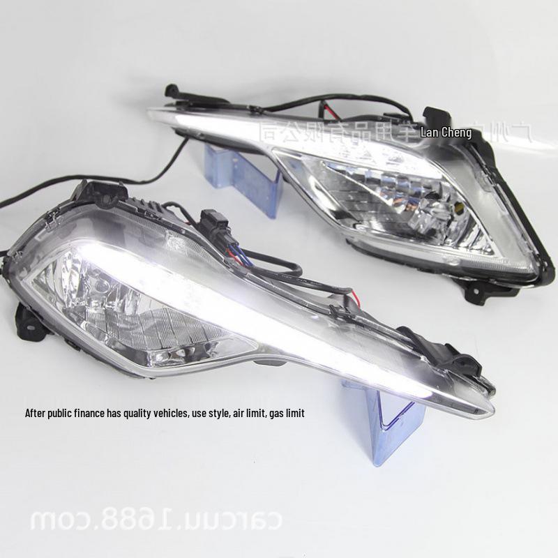 Compatible avec la Hyundai Sonata 2013-2016: Feux de jour, Ensemble de feux de brouillard Sonata 8, Feux de jour à LED.