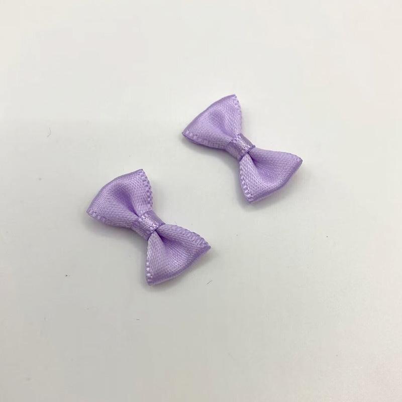 2cm Handmade Mini Cotton Bows for DIY Clothing & Doll Accessories