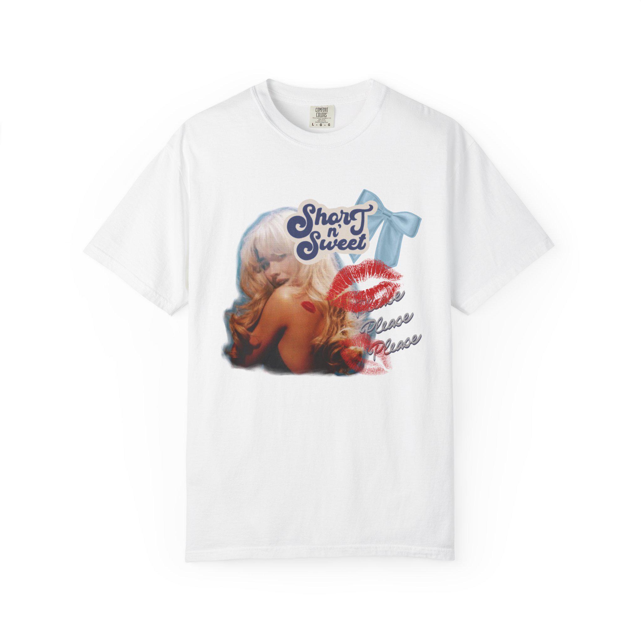 

Sabrina Carpenter Short N Sweet Tshirt 2026 Summer New Hotselling Unisex Women Fashion Cotton Oversized Tshirt Y2K M