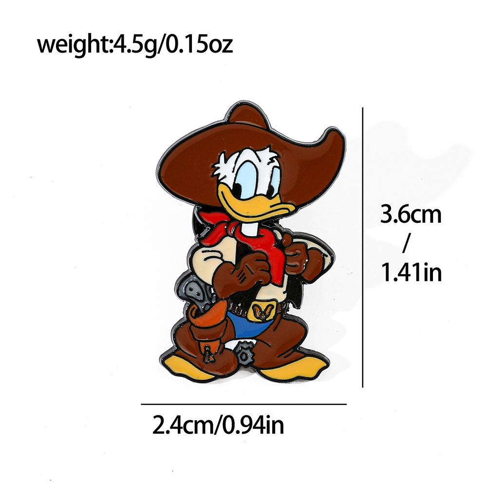 Европейский и американский мультфильм креативная личность Микки Дональд Дак сплав брошь Винни-Пух Волшебник металлическая значок