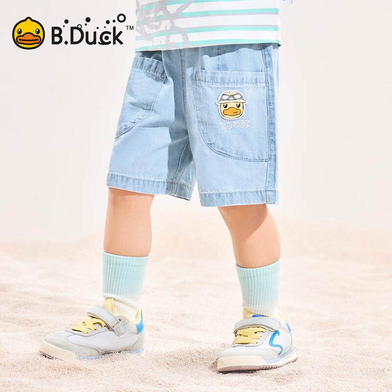 B.Duck Boys  Light Blue Denim Shorts 120