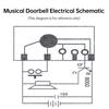 10pcs HS-088 Dingdong Tone Doorbell Music Voice Module Board IC Sound Chip For DIY/Toy