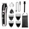 Six-in-One Electric Hair Trimmer and Body Grooming Kit - Full Body Washable Clippers