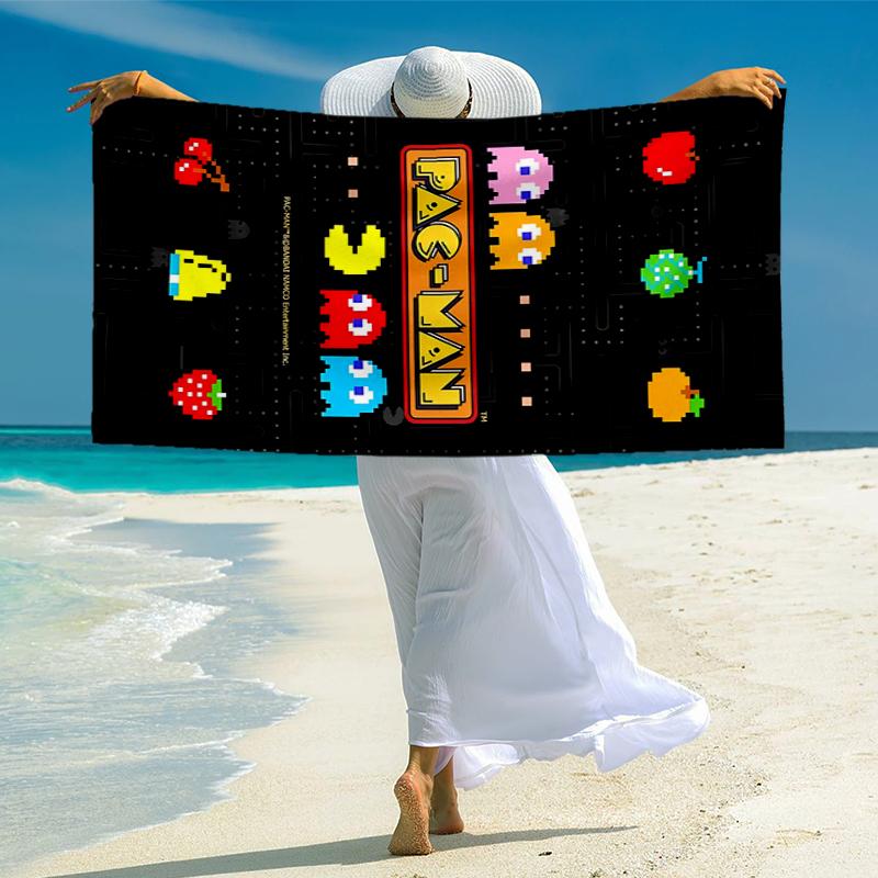 Pixel Game Fashion Beach Towel: Ideal for Summer Adventures Soft, absorbent and quick drying suitable for swimming and bathing
