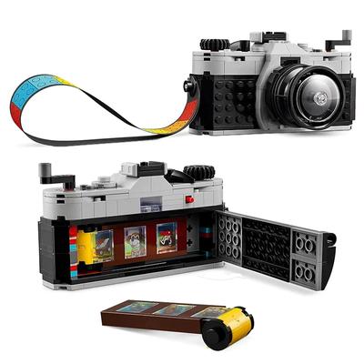 3in1 Retro Camera Video Cam TV Building Blocks  MOC Construction Bricks Set Toy Gift for Children Kids Model