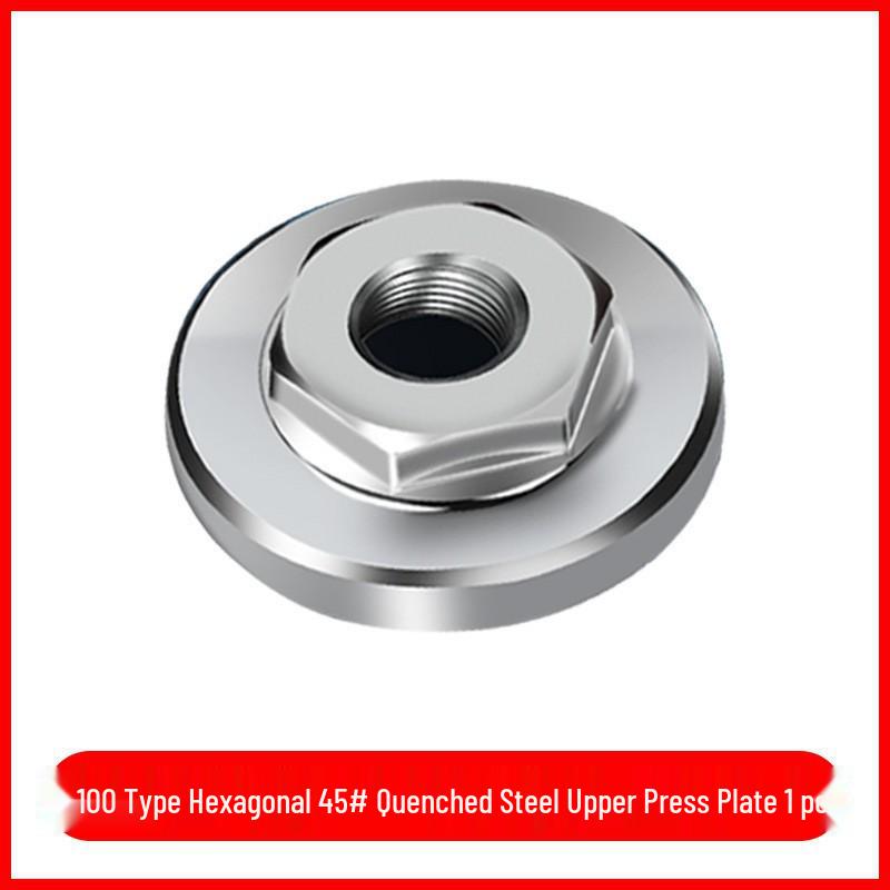 Universal Angle Grinder Flange Set: 100-Piece Kit with Nut, Screw, and Polisher Accessories