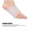 2 Pairs Arch Support Silicone Insole Elastic Shoe Pad Washable Arch Support Sleeves