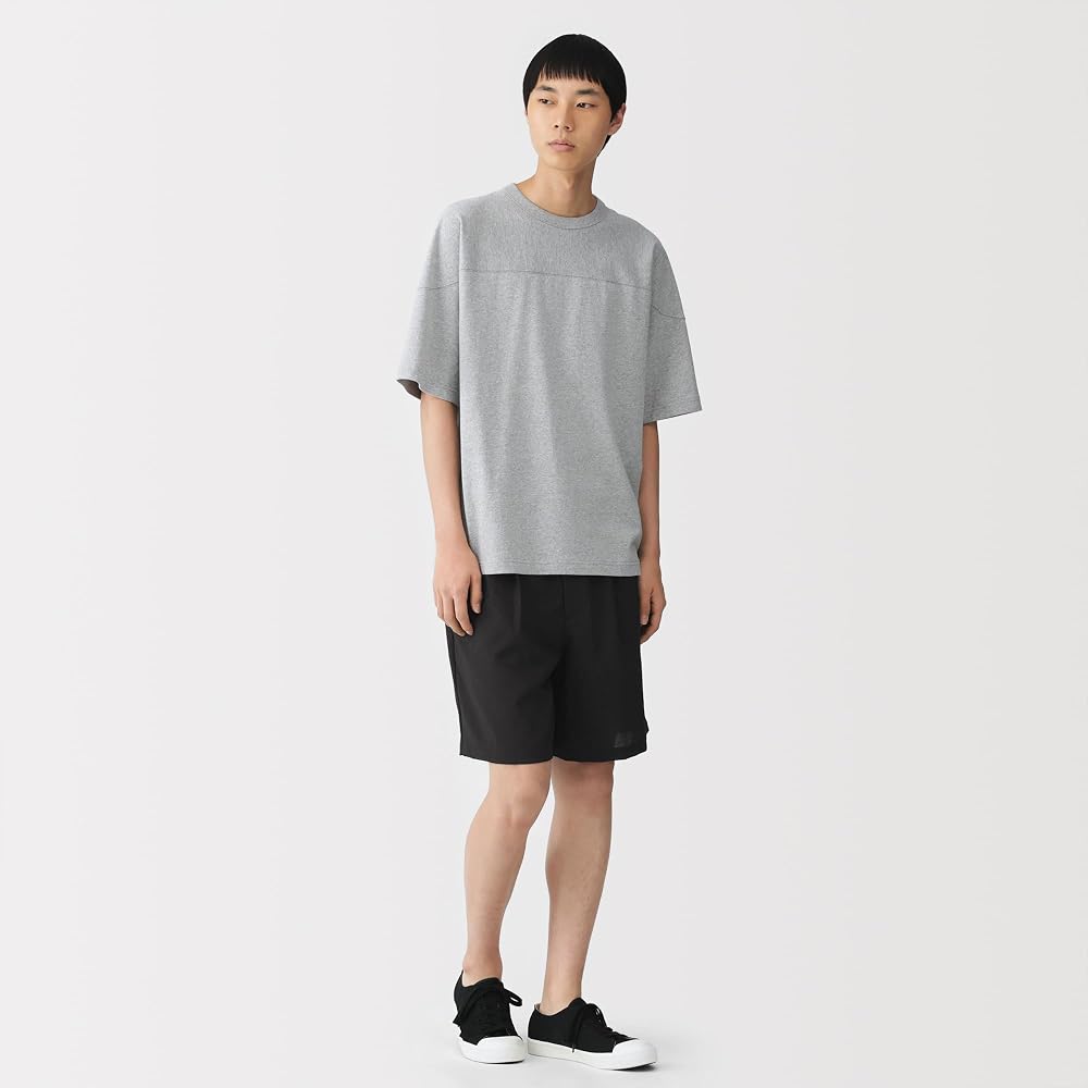 MUJI Men's Breathable Shorts AE11IA6S Black Size L