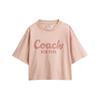 Ss24 Letter Print Short Sleeve T-Shirt Women Tops Pink CP778-PIN