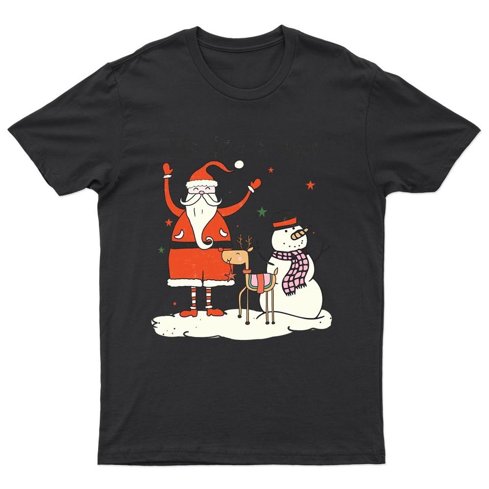 Tis The Season Santa TShirt Unisex Gift Retro Seasonal Funny Xmas Unisexs