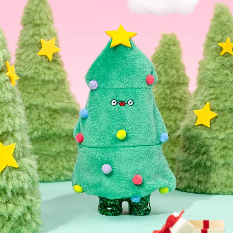 New POP MART FLABJACKS Shimmery Christmas Tree Trendy Figures PPMT-2410-0230