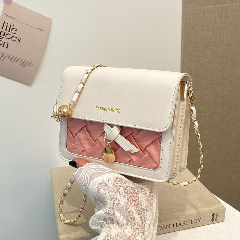 Summer crossbody small bag women's new fashion high-end niche shoulder bag versatile small square bag