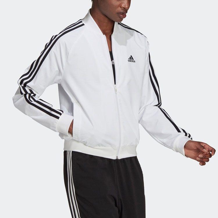 Adidas Jackets Women's White Stand Collar Moderate Other H10180