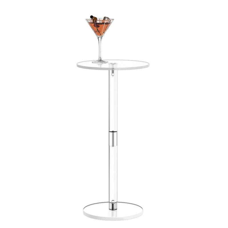 Transparent Coffee Tables Round Acrylic Coffee Table Living Room Center Table Bedside Sofa Tea Tables Portable Home Furniture
