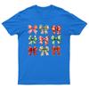 Christmas Bows Festive Holiday TShirt Unisex Gift Retro Seasonal Funny Xmas