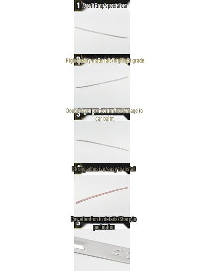 Peugeot 408 Rear Bumper Protector and Decorative Trim