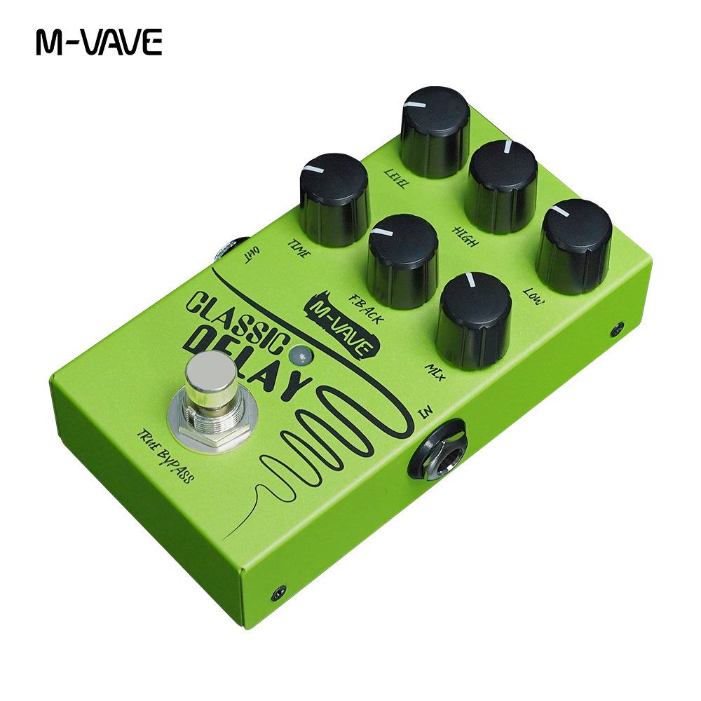 Mini Guitar Pedal: Classic Digital Delay with Built-in Portability