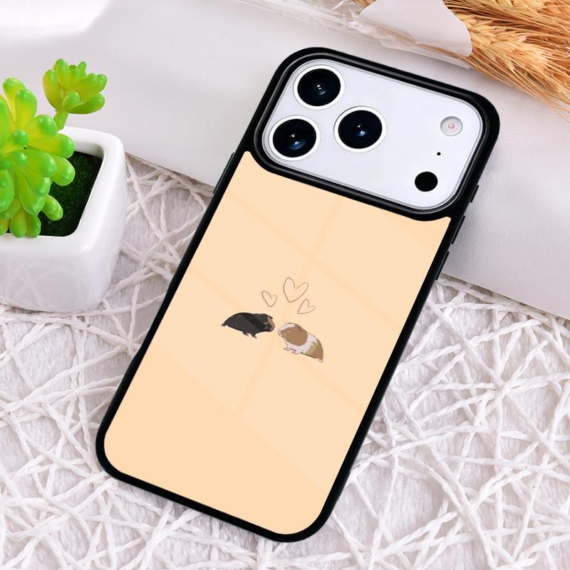 Guinea Pig Hamster Cute Phone Case for iPhone 17 Air 16 15 11 12 14 13 Pro Max Shockproof Cover