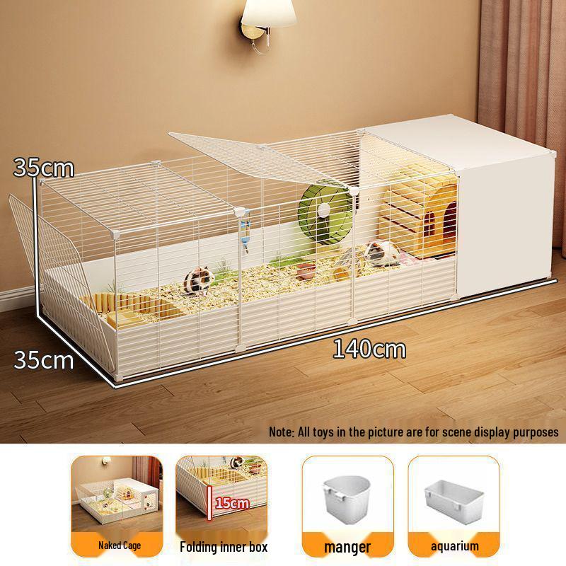 Golden Bear Large Hamster Cage - Spacious, Anti-Escape, Easy To Clean, Luxury Design, Full Set With Shipping Included