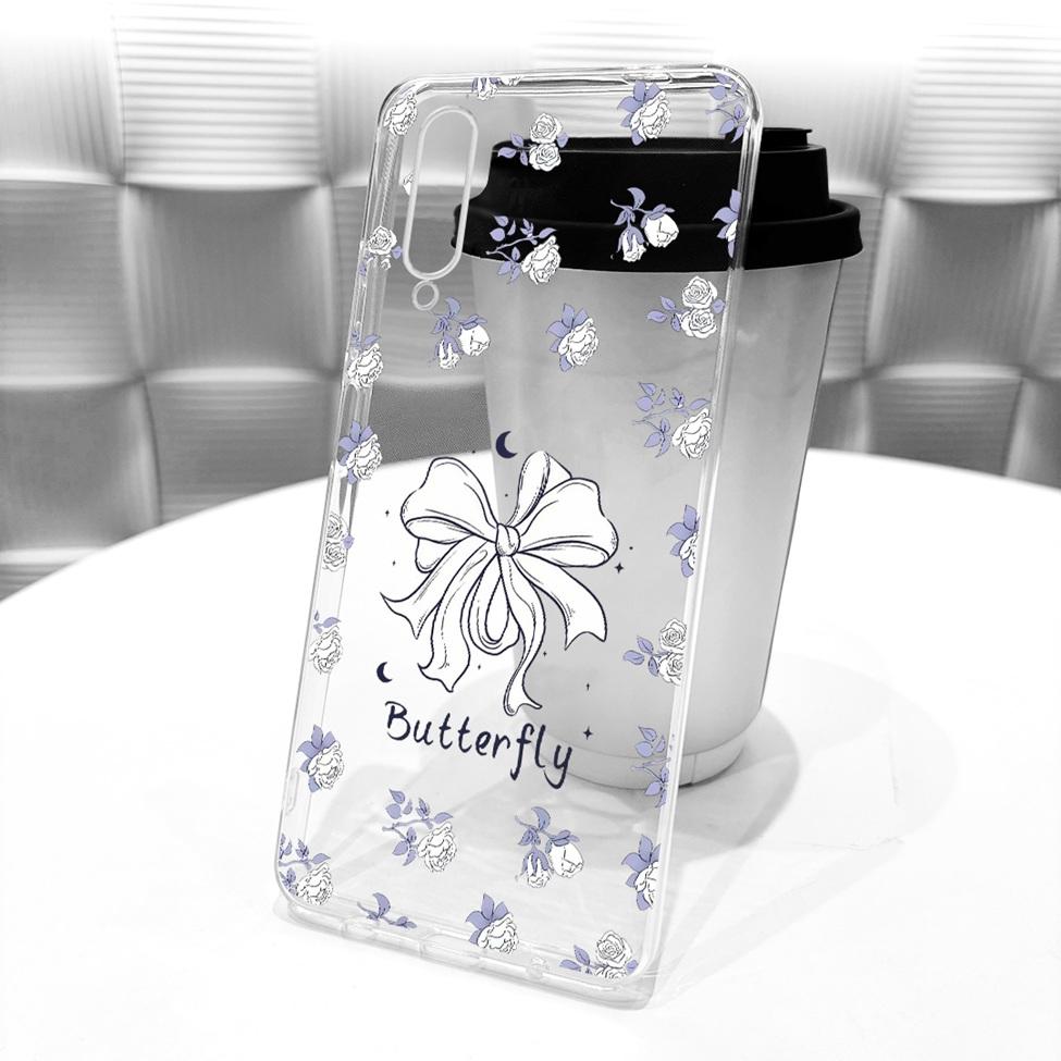 Transparent Casing For Xiaomi Mi9 Lite Case Cute Cat Fashion Butterfly Funny Cool Painted Cover M1904F3BG