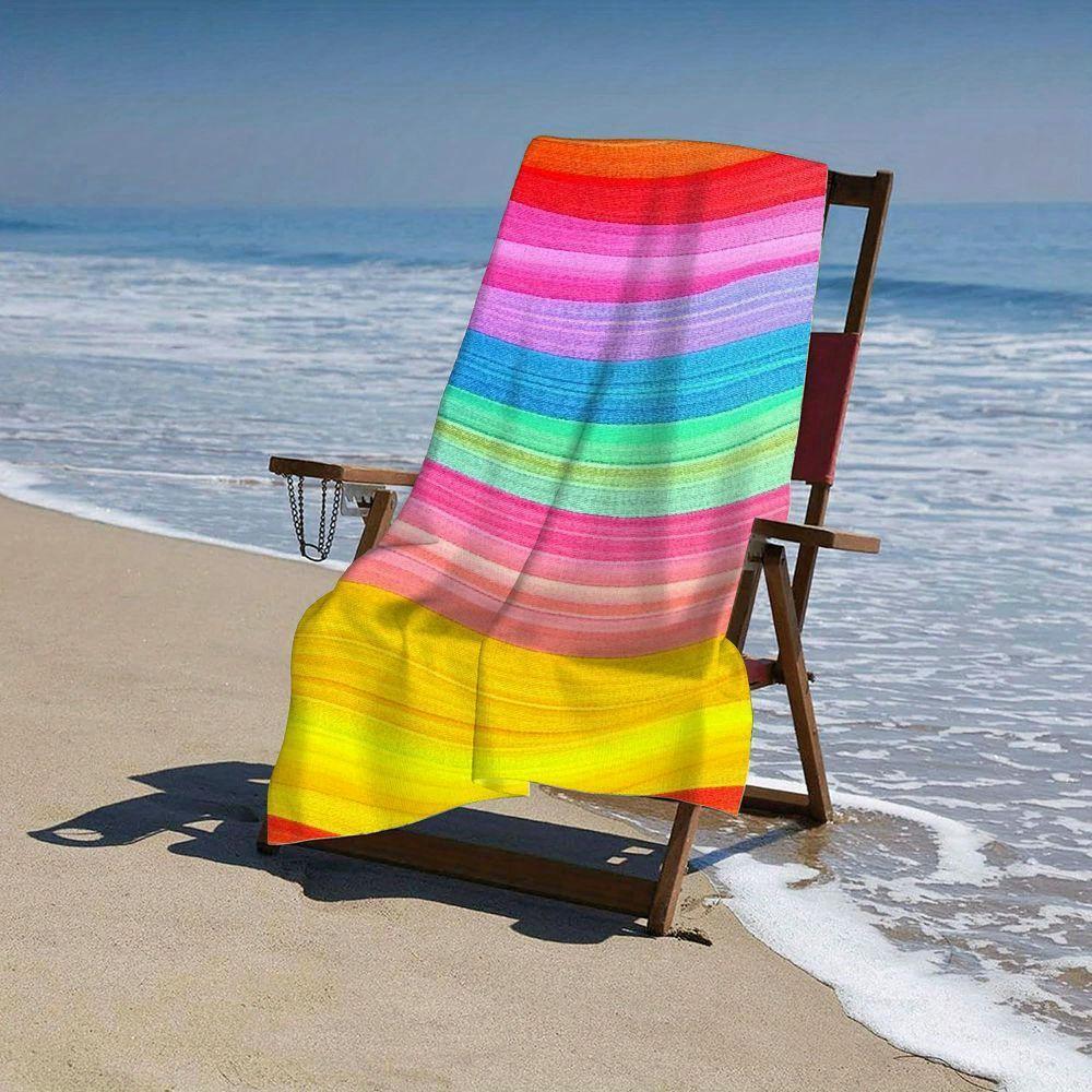 Microfiber Beach Towel for Adults, Ultra Absorbent Quick-Drying Pool Towel for Travel Swimming