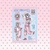 Domi Korean Style Sweet & Cool Girl Character Sticker Book – Creative Journal Stickers